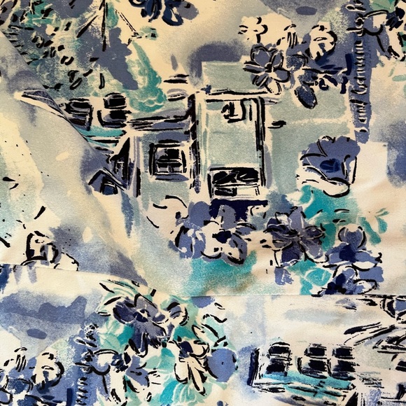 Watercolor style printed mini/midi skirt from Rafaela - Picture 2 of 3